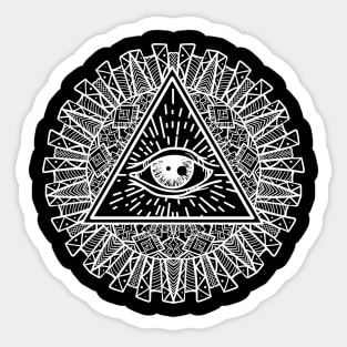 The third eye chakra Sticker